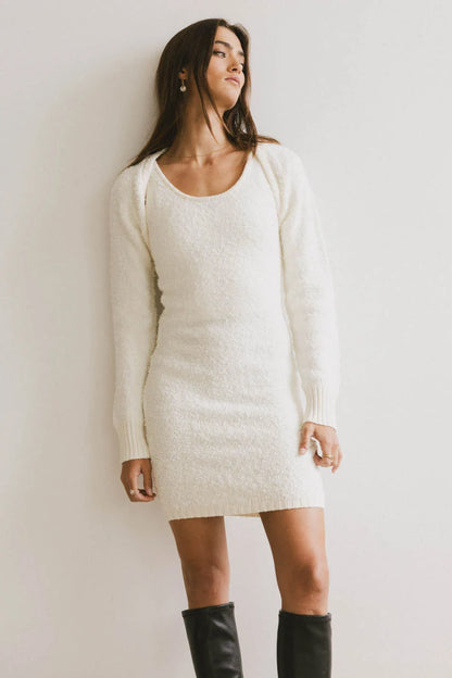 Winslow Knit Shrug in Ivory - FINAL SALE