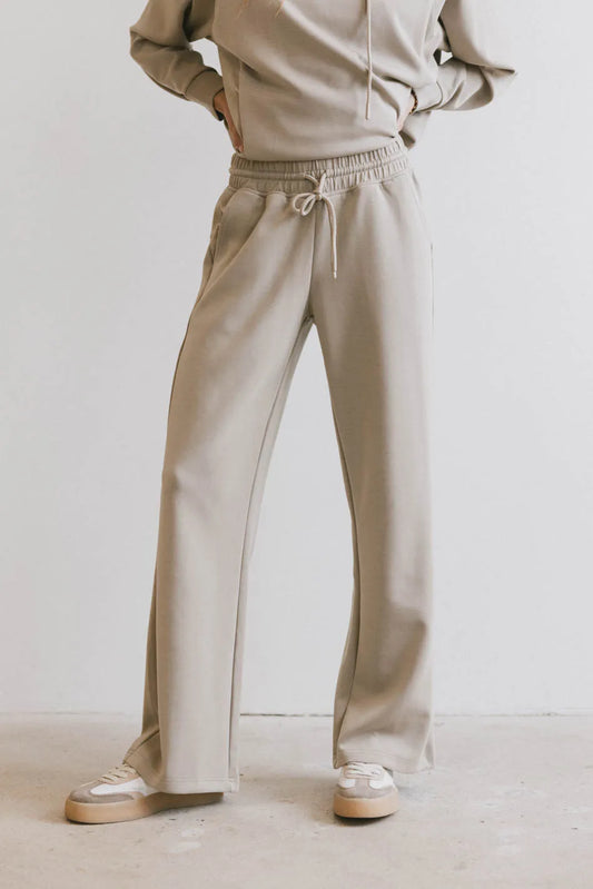 Flow State Pants in Taupe - FINAL SALE