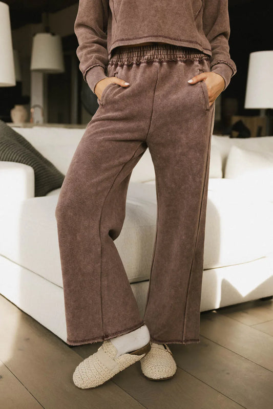 Odie Sweatpants in Burgundy - FINAL SALE