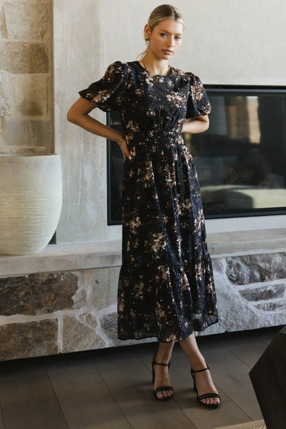 Mirren Floral Midi Dress - FINAL SALE