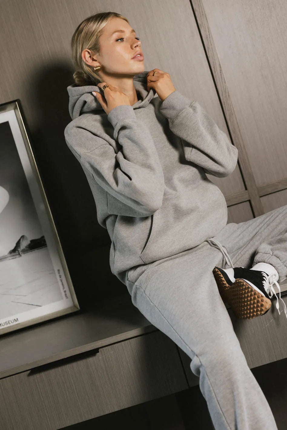 Out of Office Sweatshirt in Heather Grey - FINAL SALE