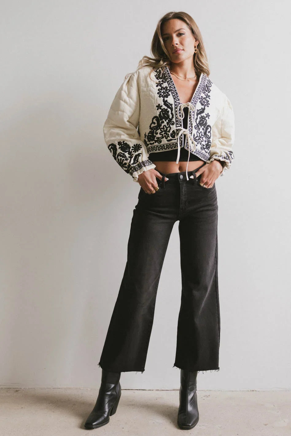Michaela Wide Leg Jeans - FINAL SALE