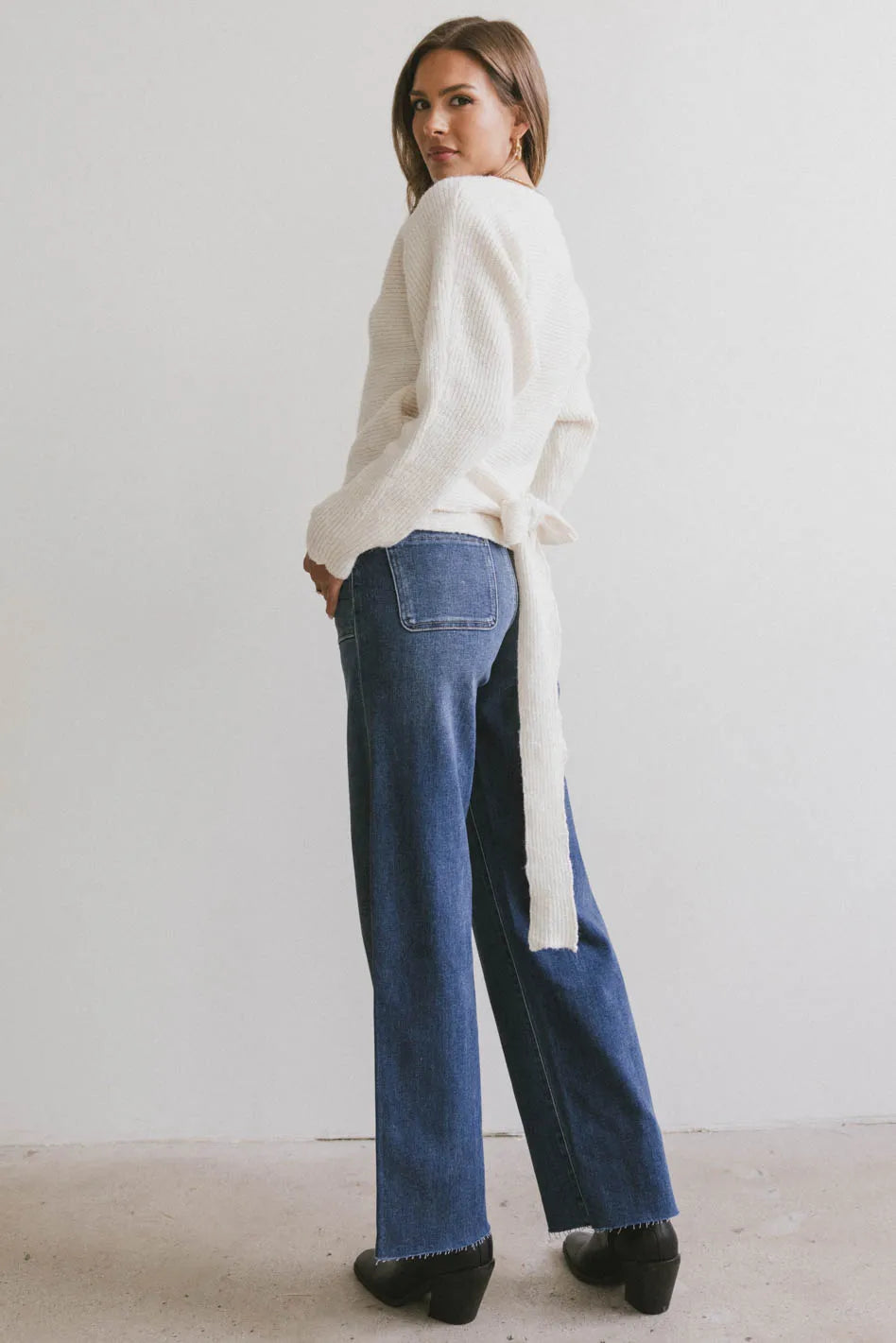 Azura Knit Sweater in Cream - FINAL SALE