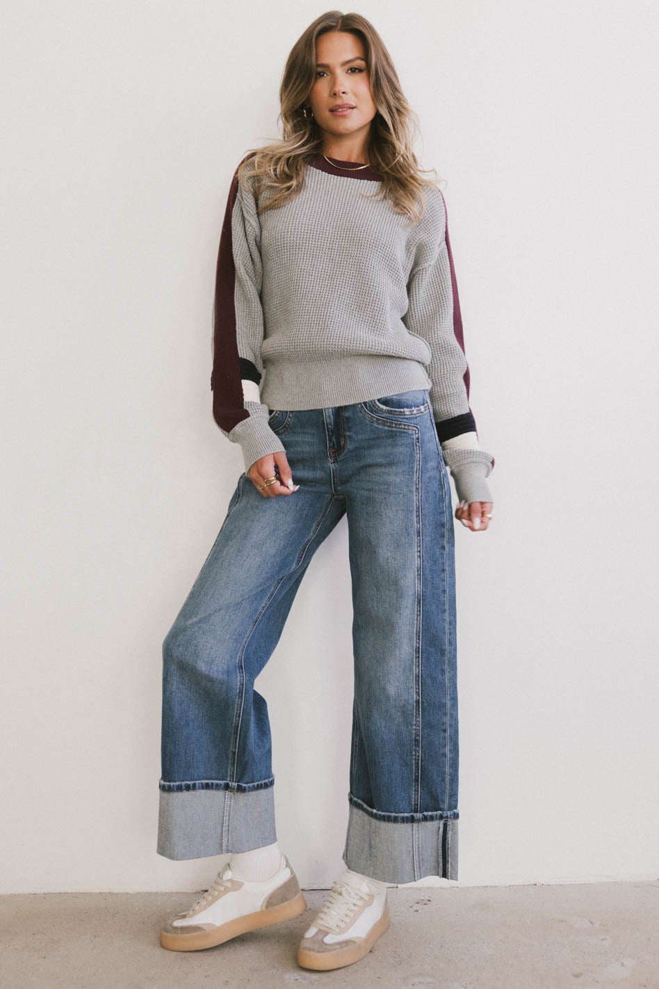 Rochelle Sweater in Grey - FINAL SALE