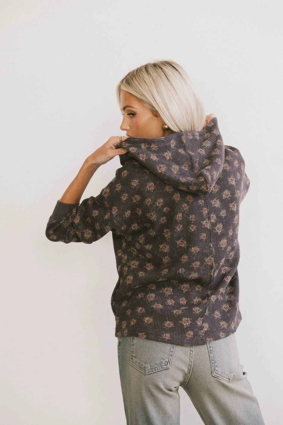 Tarah Knit Jacket in Charcoal - FINAL SALE