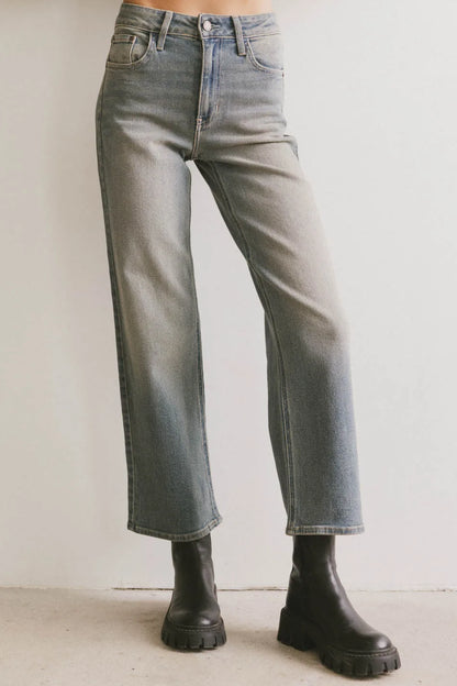 Reva Straight Leg Jeans in Medium Wash - FINAL SALE