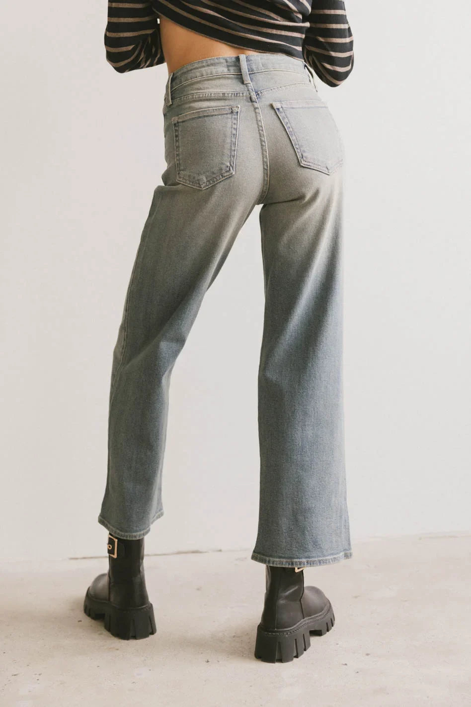 Reva Straight Leg Jeans in Medium Wash - FINAL SALE