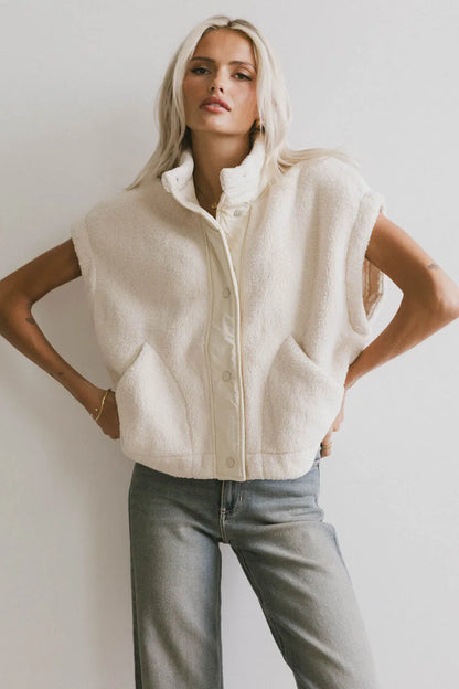 Samirah Sherpa Vest - FINAL SALE