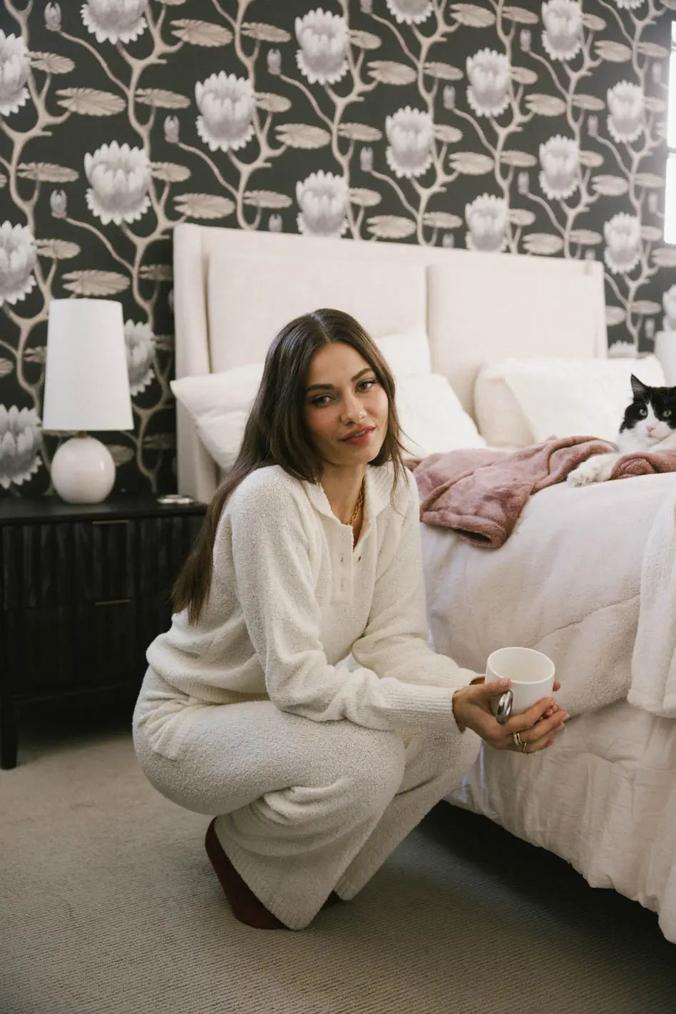 Breck Knit Pants in Cream - FINAL SALE