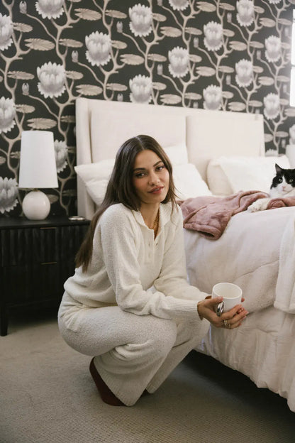 Breck Knit Pants in Cream - FINAL SALE