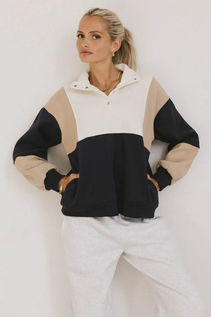 Marcus Quarter Snap Sweatshirt - FINAL SALE