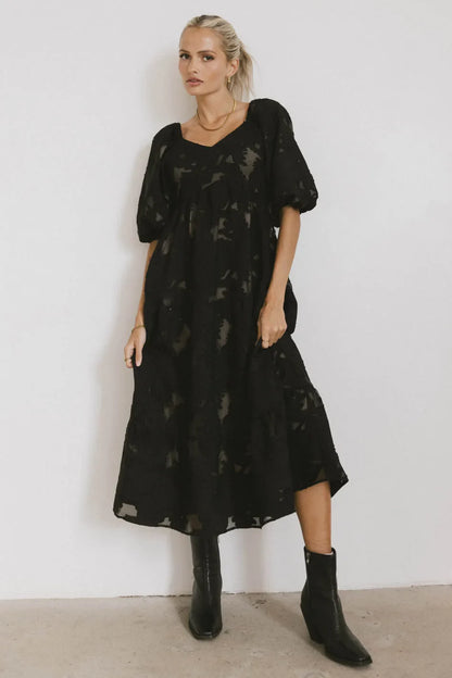 Bethany Maxi Dress in Black - FINAL SALE