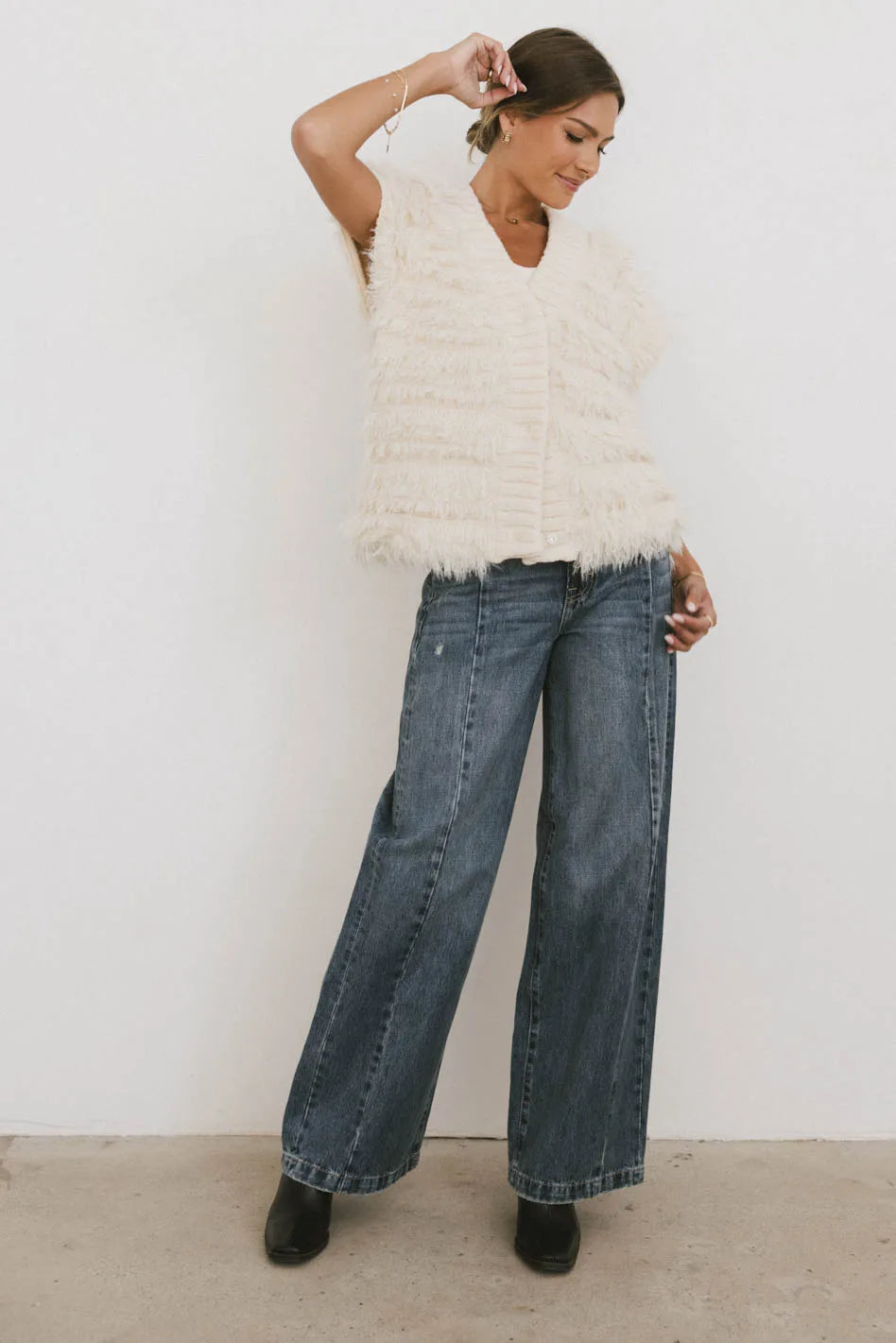 Ratanna Texture Knit Cardigan - FINAL SALE