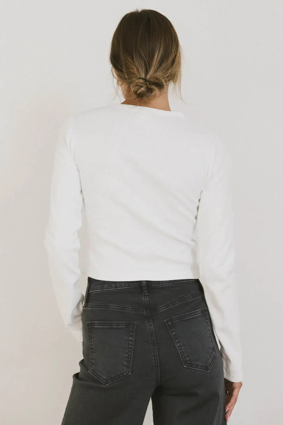Hallie Top in Ivory - FINAL SALE