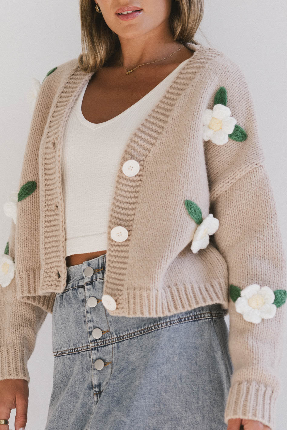 Annai Floral Cardigan - FINAL SALE