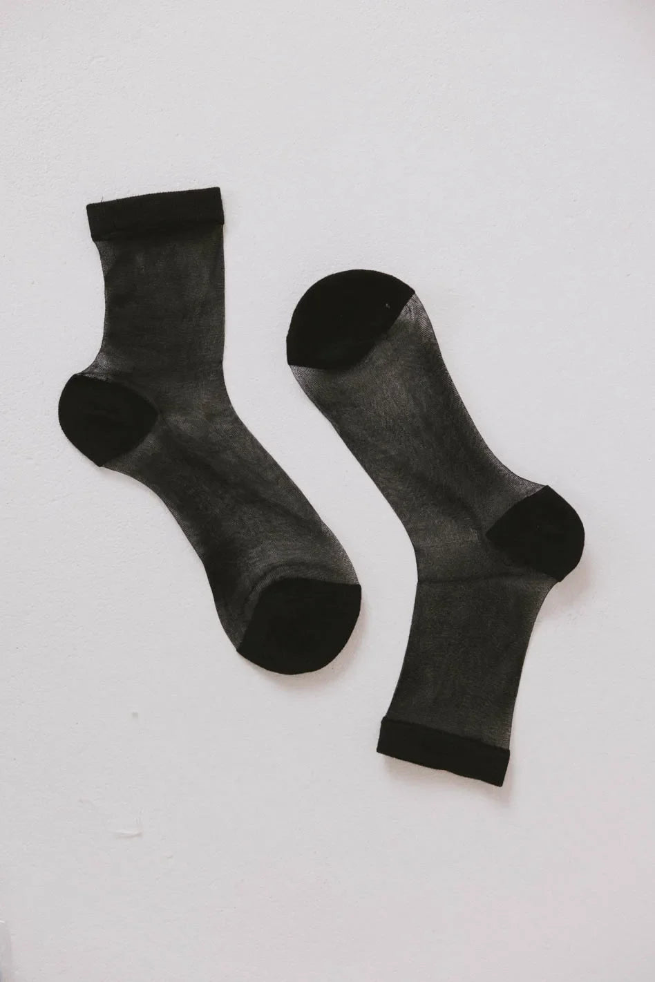 Sheer Socks in Black - FINAL SALE