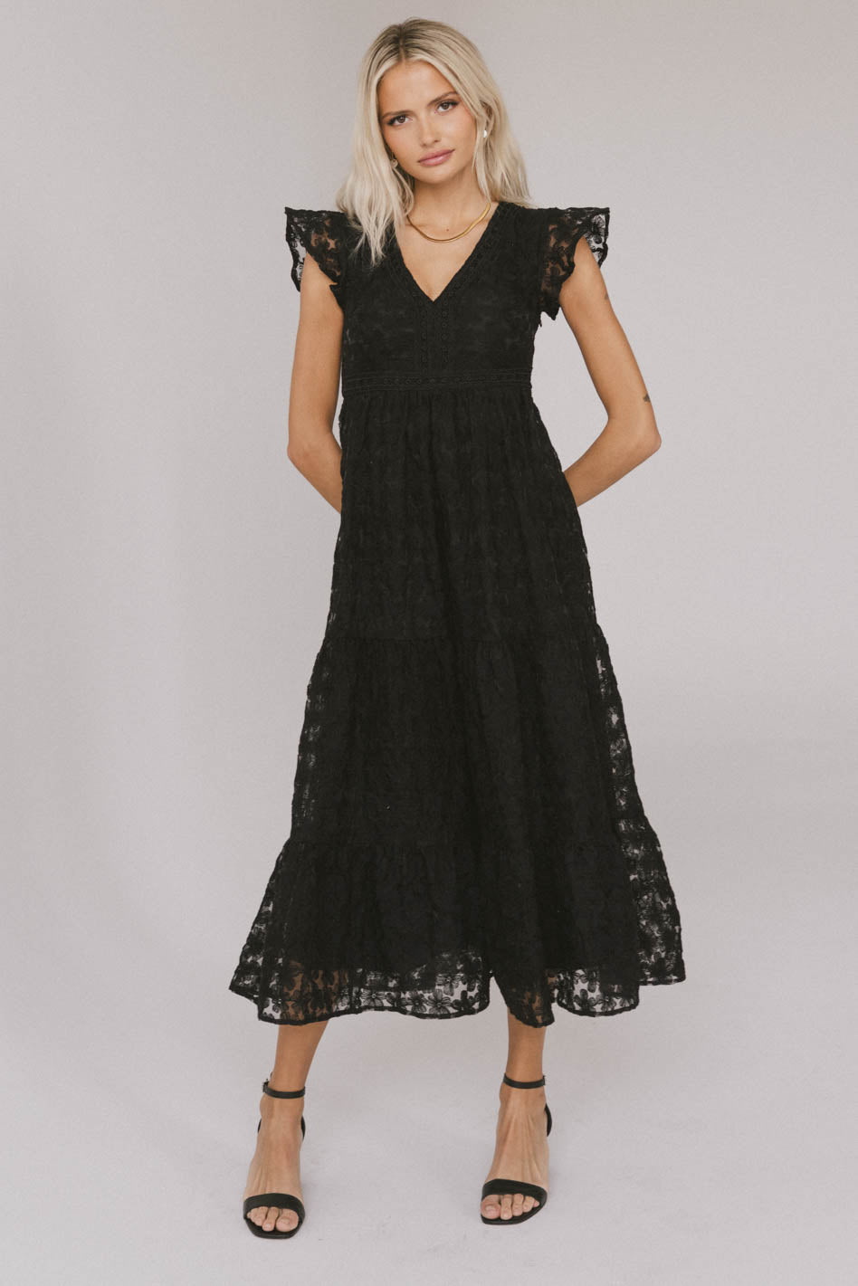 Isn't It Lovely Dress in Black - FINAL SALE