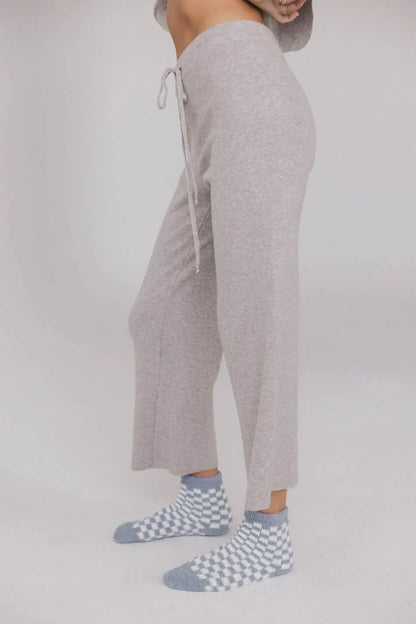 Evelise Ribbed Pants in Grey - FINAL SALE