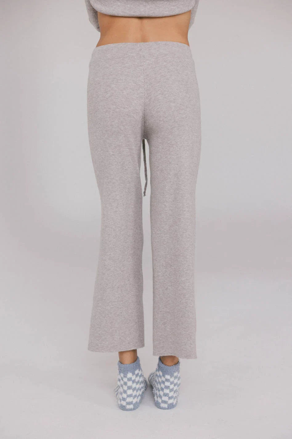 Evelise Ribbed Pants in Grey - FINAL SALE