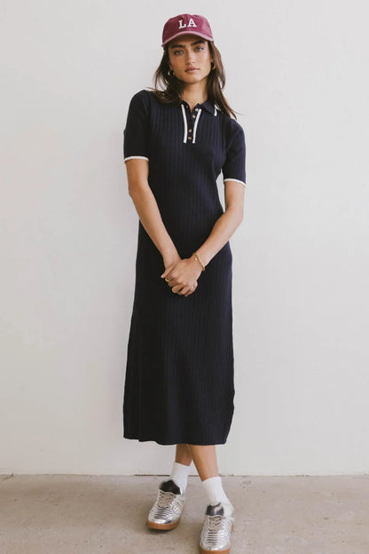 Posie Ribbed Knit Midi Dress - FINAL SALE