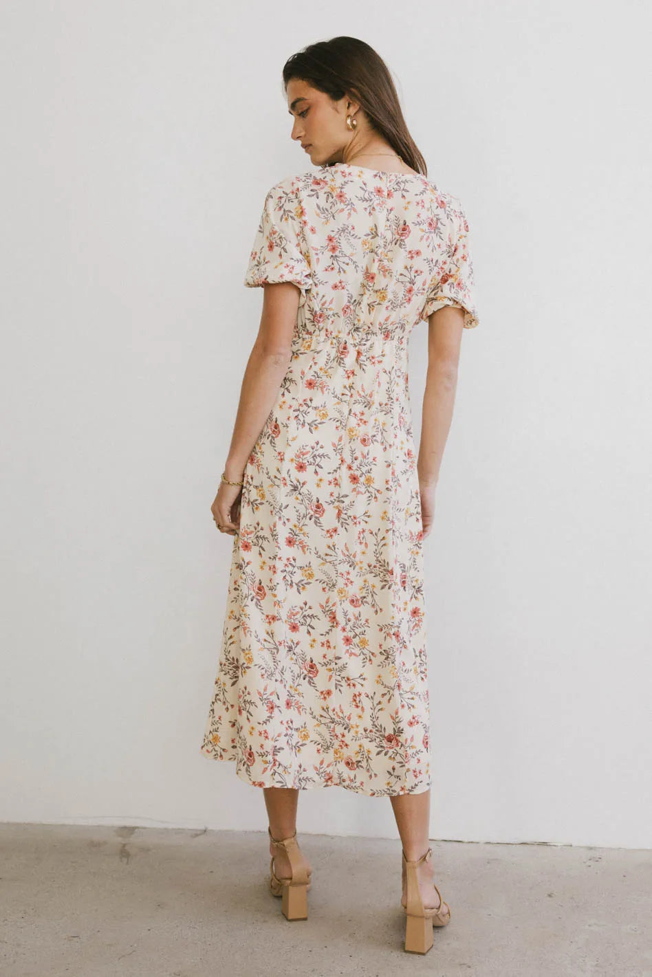 Ainsley Floral Midi Dress - FINAL SALE
