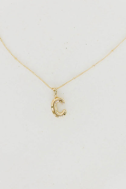 Bubble Letter Necklace - FINAL SALE