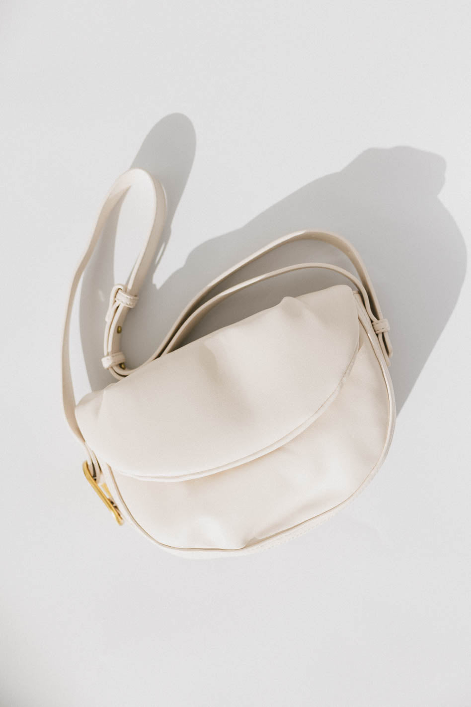 Rumble Vegan Leather Bag in Ivory - FINAL SALE