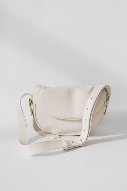 Rumble Vegan Leather Bag in Ivory - FINAL SALE