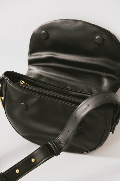 Rumble Vegan Leather Bag in Black - FINAL SALE