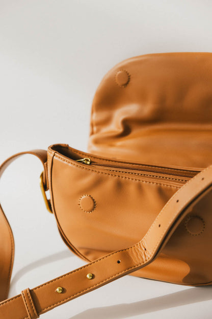 Rumble Vegan Leather Bag in Tan - FINAL SALE