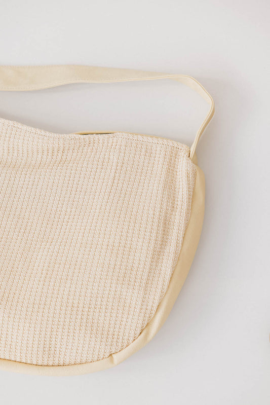 Toulouse Woven Tote in Ivory - FINAL SALE