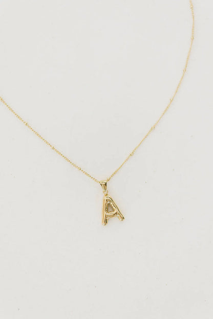 Bubble Letter Necklace - FINAL SALE