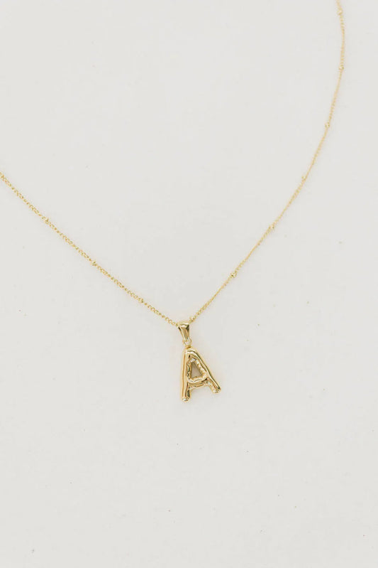 Bubble Letter Necklace - FINAL SALE