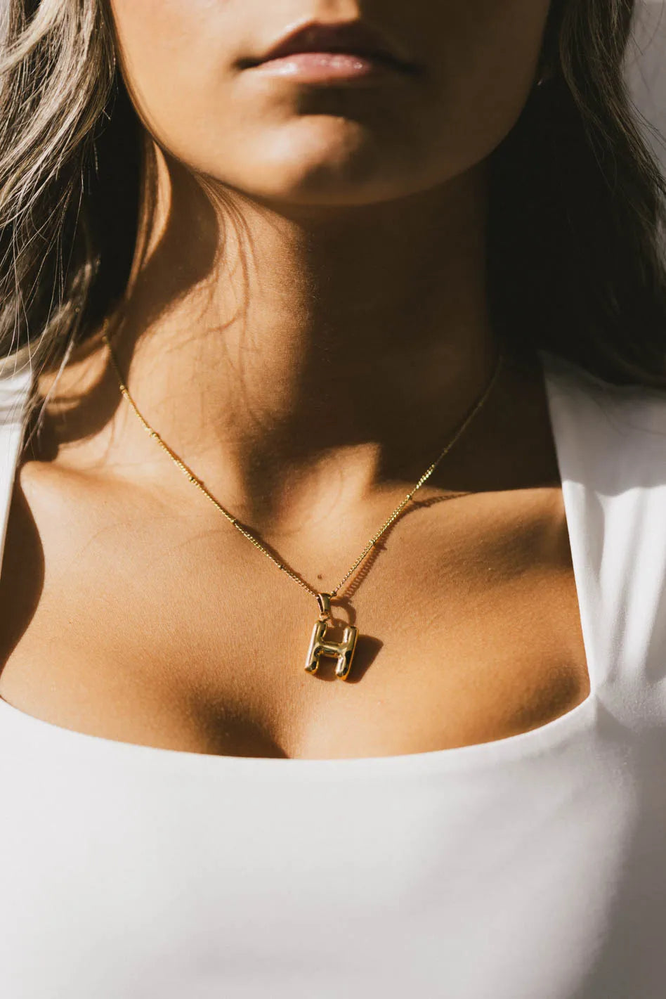 Bubble Letter Necklace - FINAL SALE