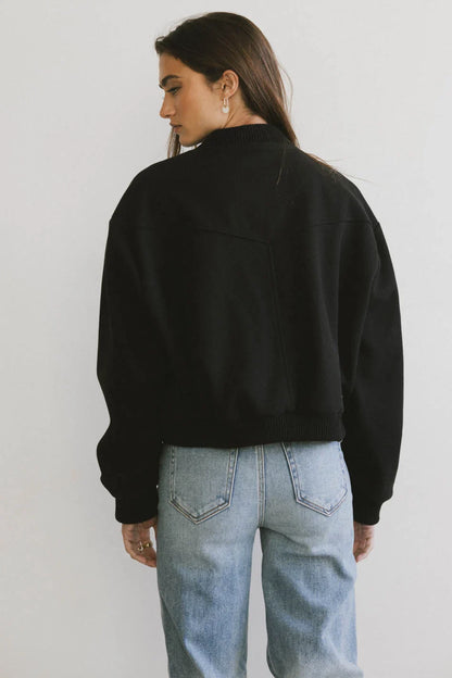 Molly Bomber Jacket in Black - FINAL SALE