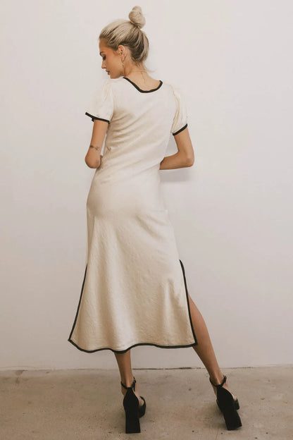 Austia Midi Dress in Ivory