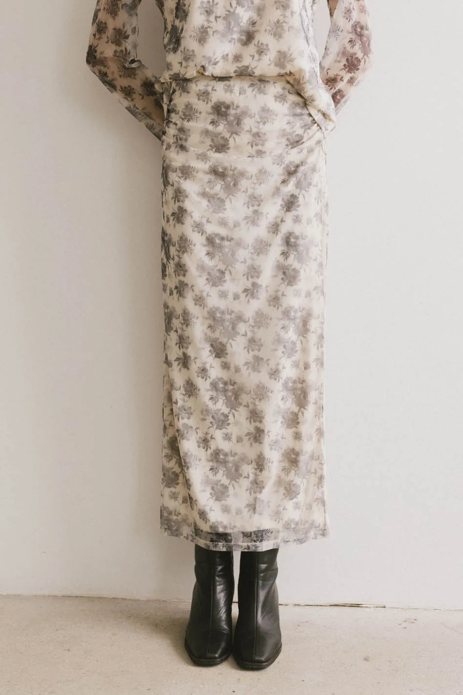 Kenna Mesh Maxi Skirt - FINAL SALE