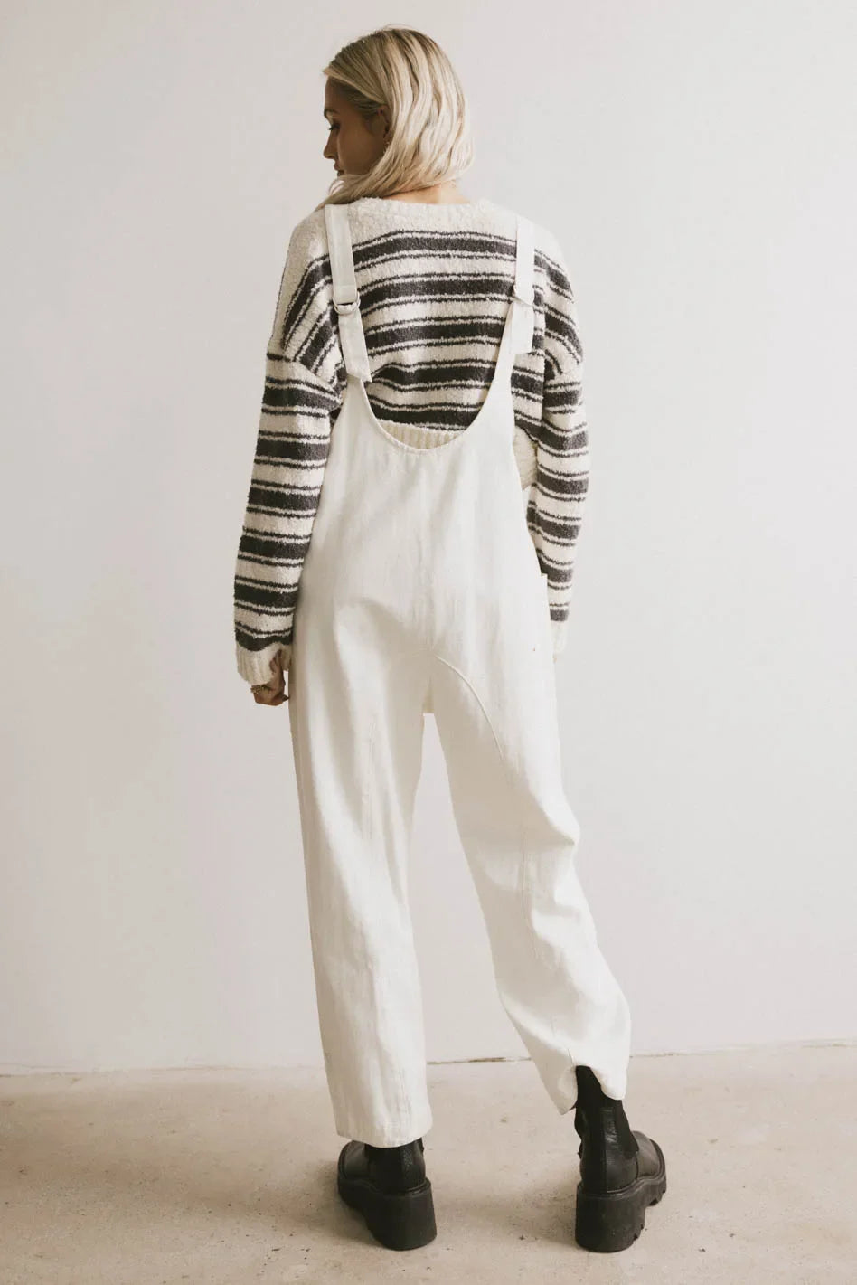 Marie Jumpsuit in Cream - FINAL SALE