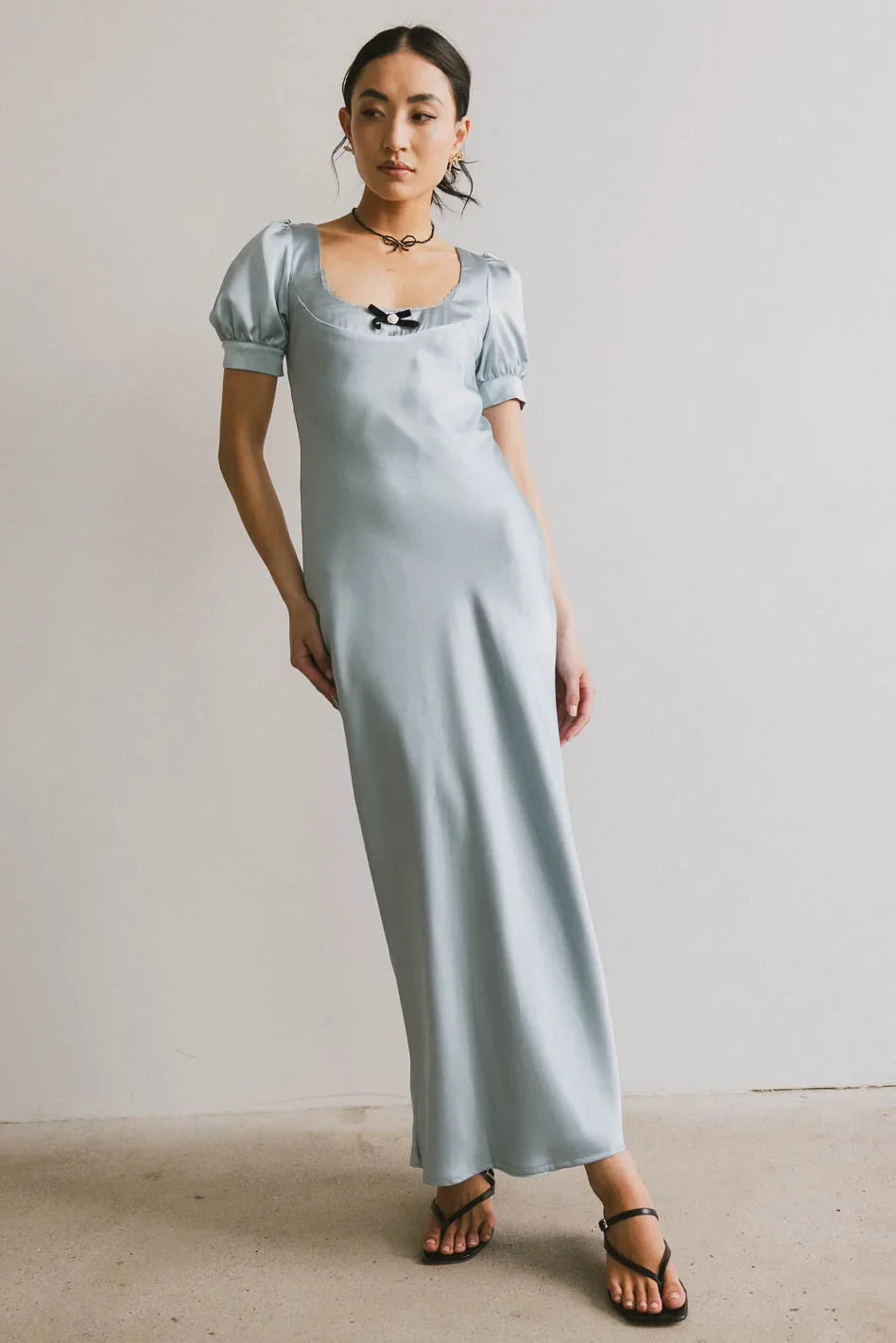 Birdie Satin Maxi Dress - FINAL SALE