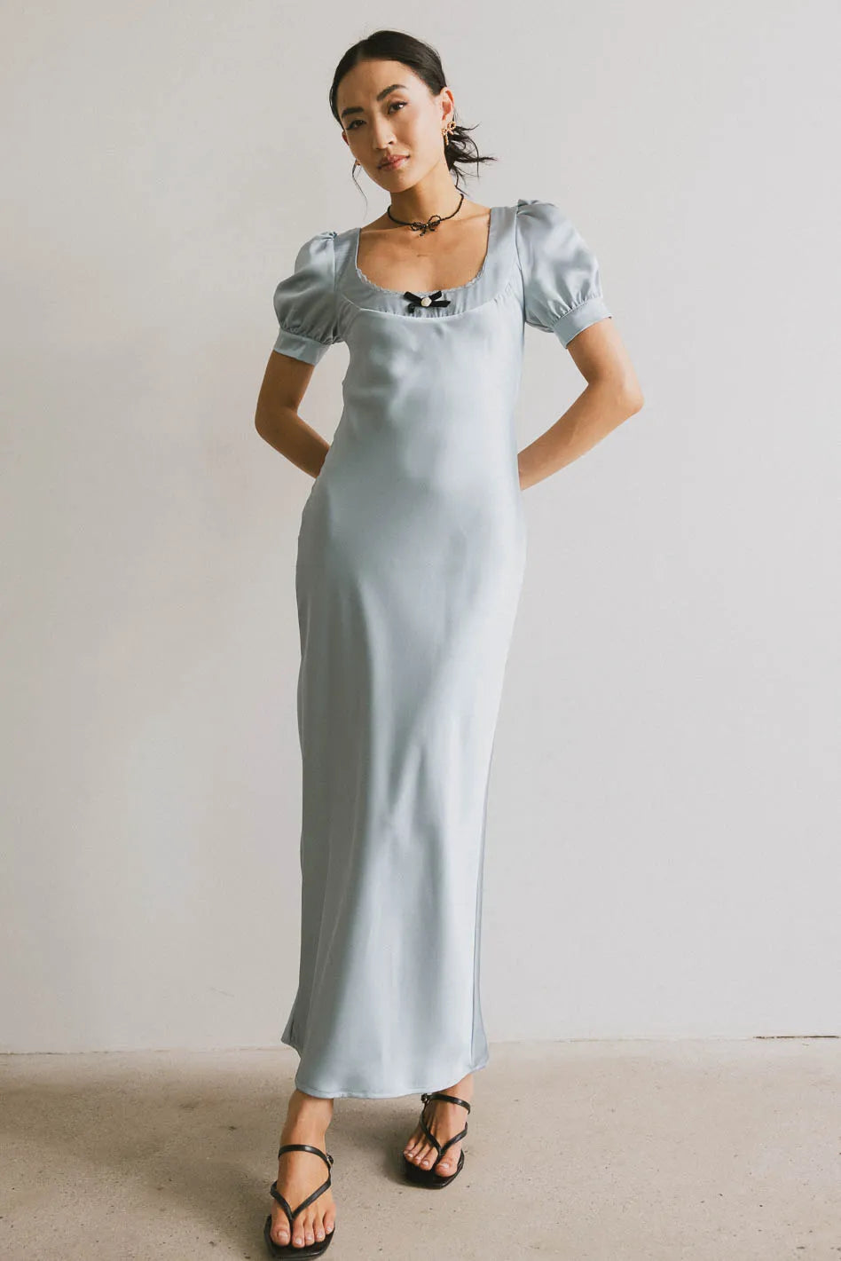 Birdie Satin Maxi Dress - FINAL SALE