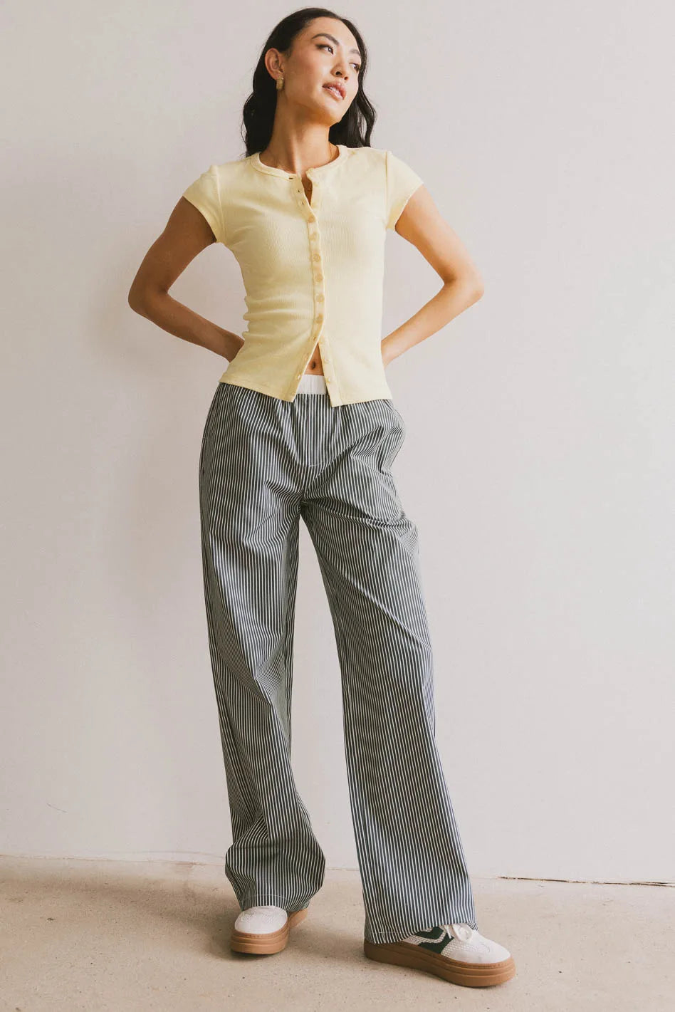 Marline Striped Boxer Pants - FINAL SALE