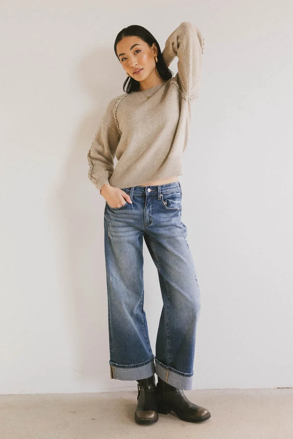 Lacie Cropped Wide Leg Jeans - FINAL SALE
