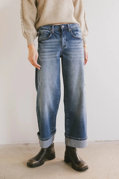 Lacie Cropped Wide Leg Jeans - FINAL SALE