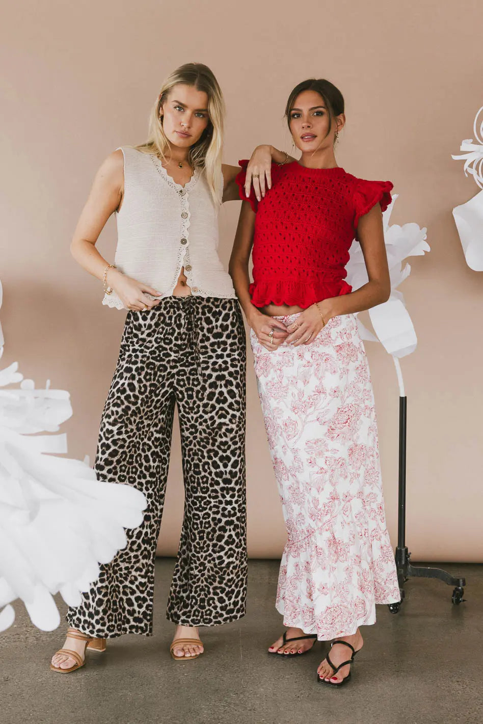 Bastien Floral Skirt in Rust - FINAL SALE
