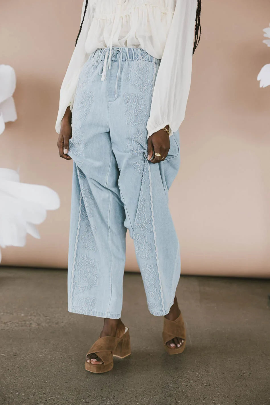 Callie Denim Pants - FINAL SALE