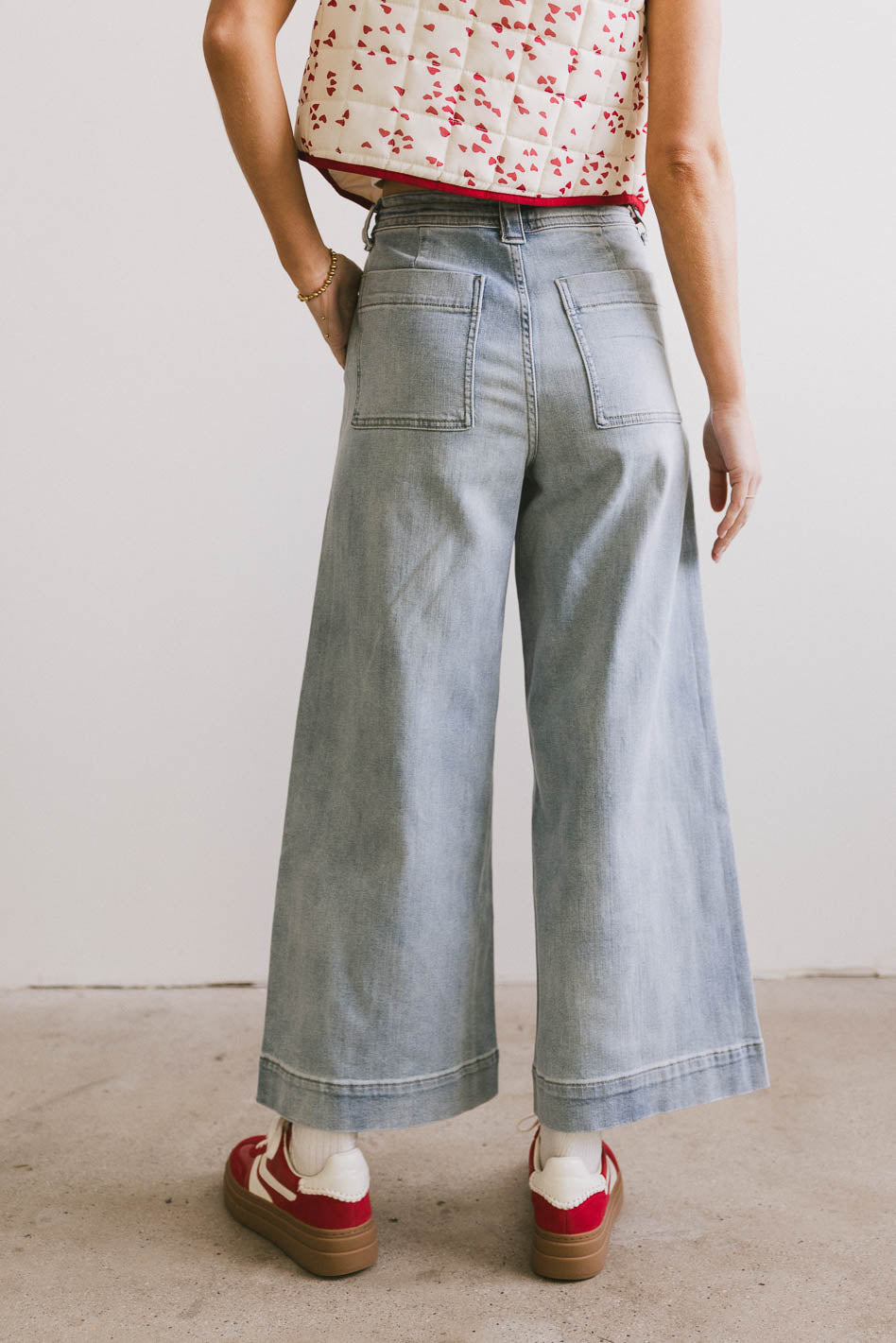 Pablo Wide Leg Denim Pants - FINAL SALE