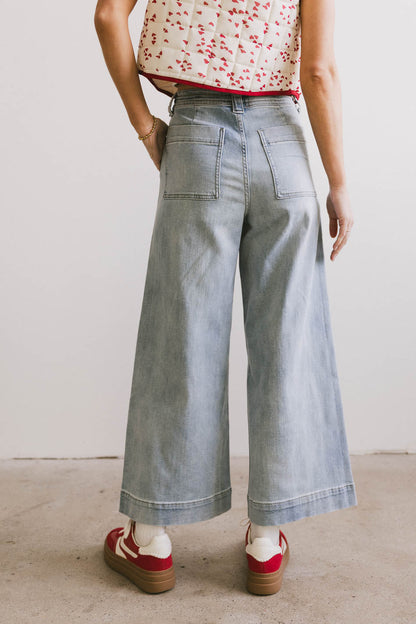 Pablo Wide Leg Denim Pants - FINAL SALE