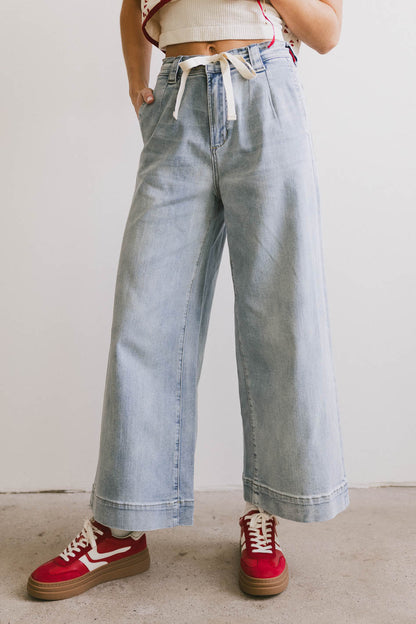 Pablo Wide Leg Denim Pants - FINAL SALE