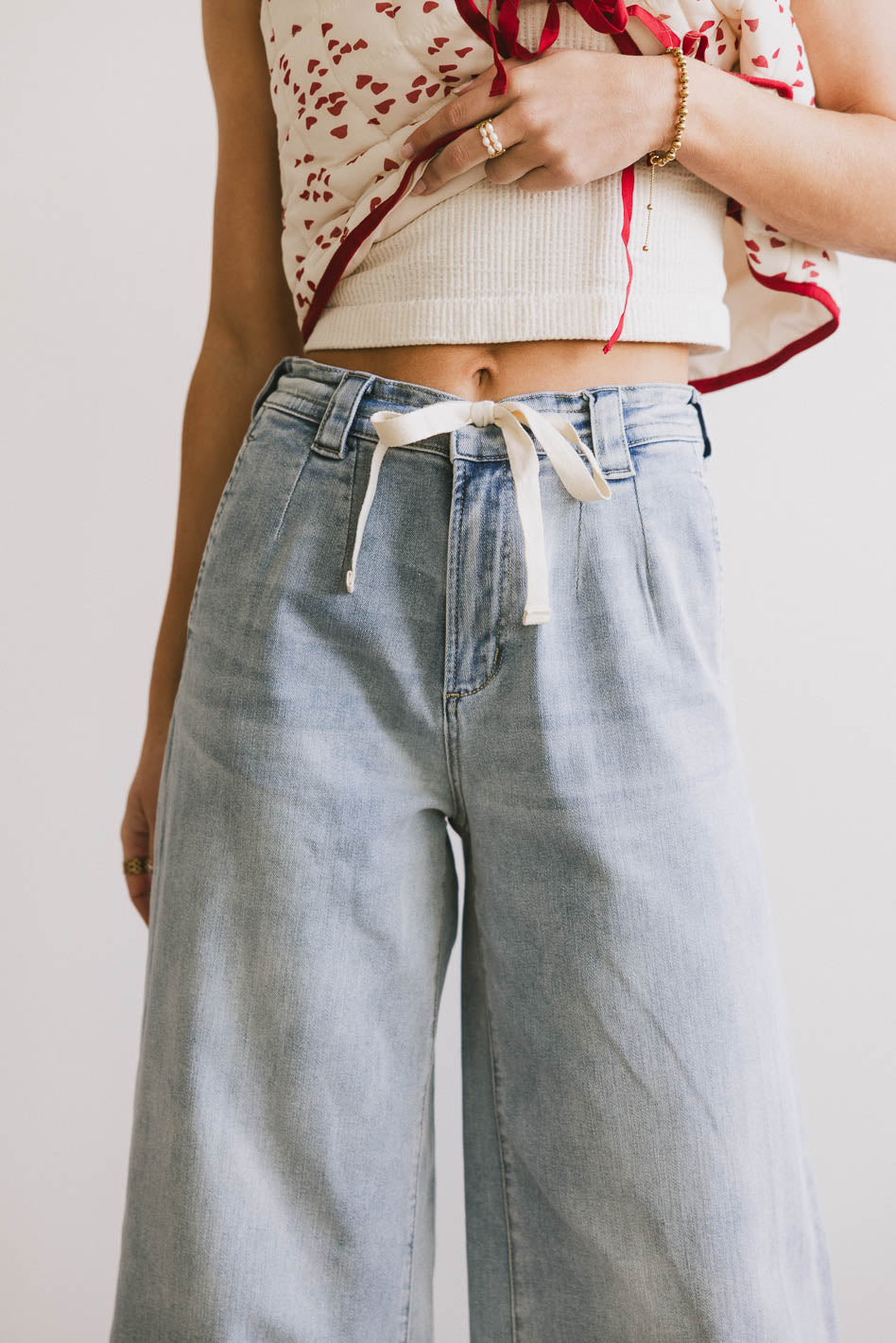 Pablo Wide Leg Denim Pants - FINAL SALE