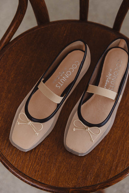 Coconuts by Matisse Bronx Ballet Flats in Nude - FINAL SALE